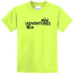 Image of CampVentures Youth T-Shirt - Black Imprint (KA-PC55Y-CV-B)