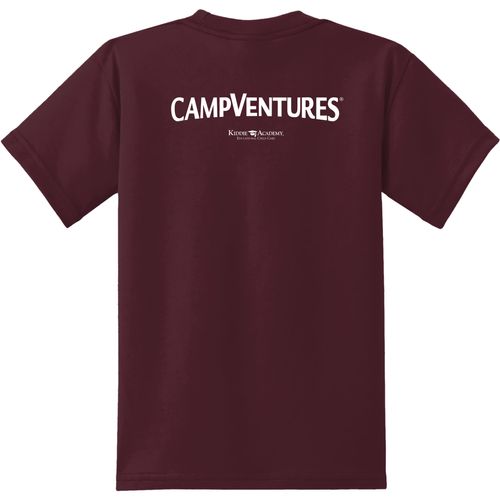 CampVentures Youth T-Shirt - White Imprint (KA-PC55Y-CV-W) image thumbnail