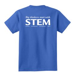Image of STEM Youth T-Shirt - White Imprint (KA-PC54Y-STEM-W)