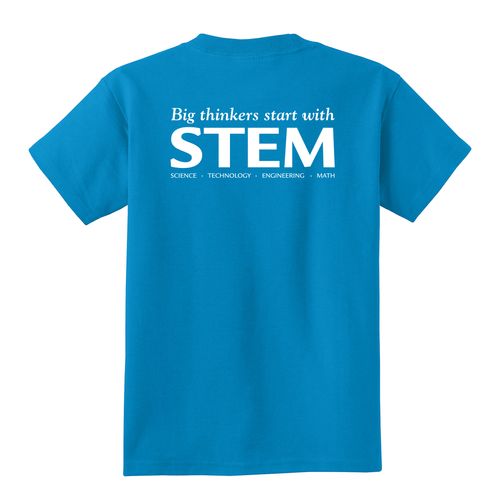 STEM Youth T-Shirt - White Imprint (KA-PC54Y-STEM-W) image thumbnail
