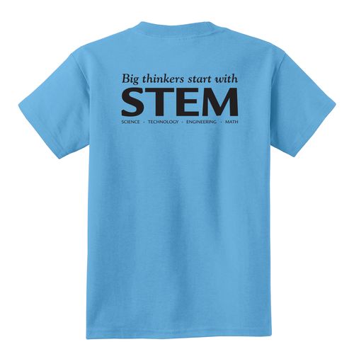 STEM Youth T-Shirt - Black Imprint (KA-PC54Y-STEM-B) image thumbnail