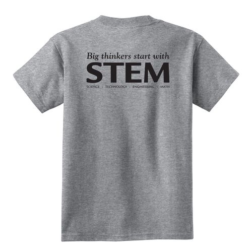 STEM Youth T-Shirt - Black Imprint (KA-PC54Y-STEM-B) image thumbnail