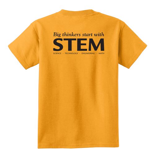 STEM Youth T-Shirt - Black Imprint (KA-PC54Y-STEM-B) image thumbnail