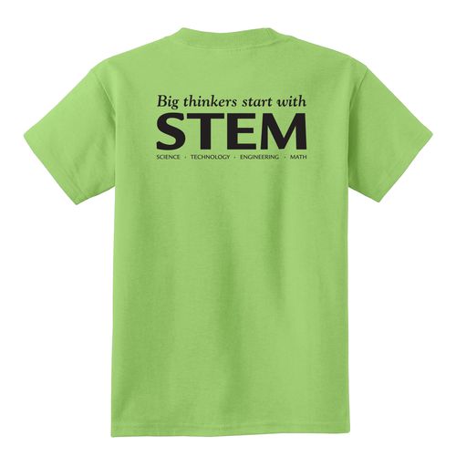 STEM Youth T-Shirt - Black Imprint (KA-PC54Y-STEM-B) image thumbnail