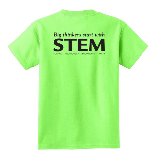 STEM Youth T-Shirt - Black Imprint (KA-PC54Y-STEM-B) image thumbnail
