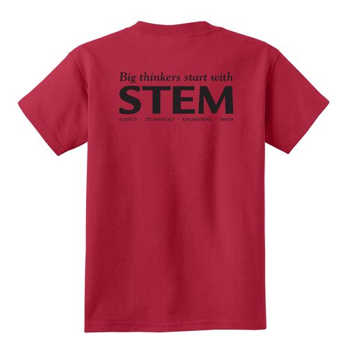 STEM Youth T-Shirt - Black Imprint (KA-PC54Y-STEM-B) image thumbnail