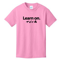 Image of Learn On. Youth T-Shirt - Black Imprint (KA-PC54Y-LEARN-B)