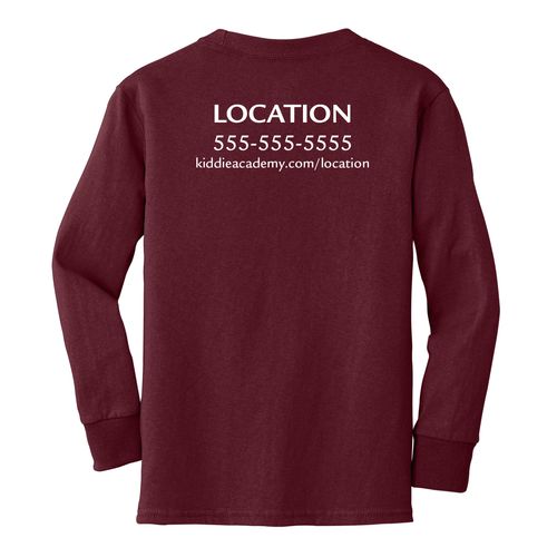 Billboard Youth Long Sleeve T-Shirt - White Imprint (KA-PC54YLS-BILB-W) image thumbnail