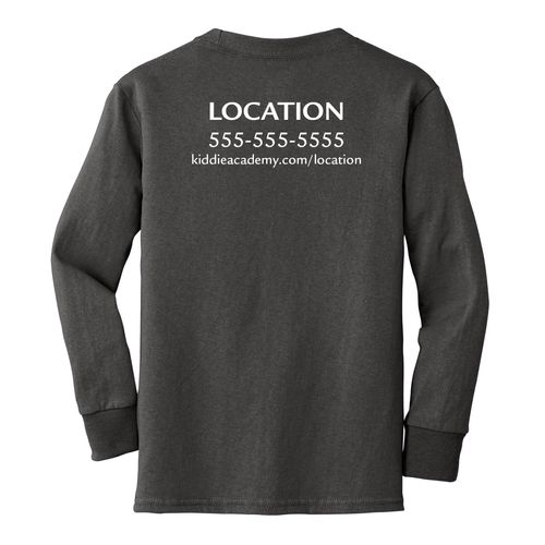 Billboard Youth Long Sleeve T-Shirt - White Imprint (KA-PC54YLS-BILB-W) image thumbnail