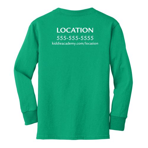 Billboard Youth Long Sleeve T-Shirt - White Imprint (KA-PC54YLS-BILB-W) image thumbnail