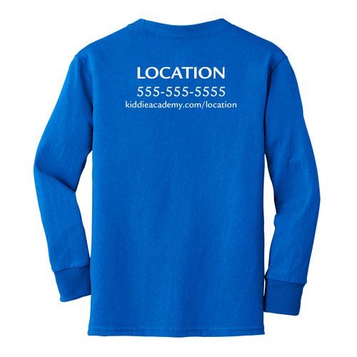 Billboard Youth Long Sleeve T-Shirt - White Imprint (KA-PC54YLS-BILB-W) image thumbnail