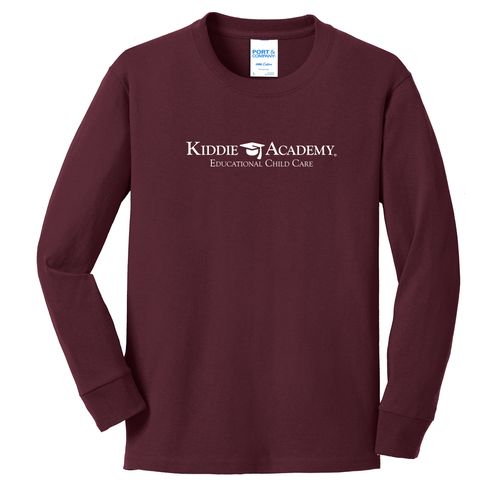 Billboard Youth Long Sleeve T-Shirt - White Imprint (KA-PC54YLS-BILB-W) image thumbnail