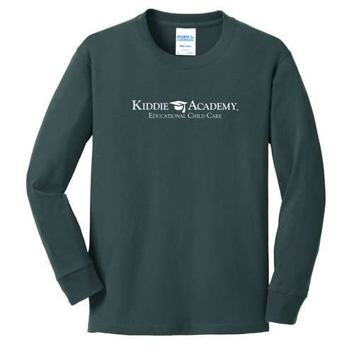 Billboard Youth Long Sleeve T-Shirt - White Imprint (KA-PC54YLS-BILB-W) image thumbnail