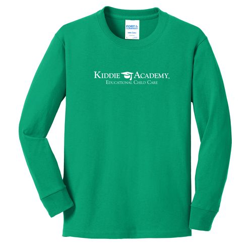 Billboard Youth Long Sleeve T-Shirt - White Imprint (KA-PC54YLS-BILB-W) image thumbnail