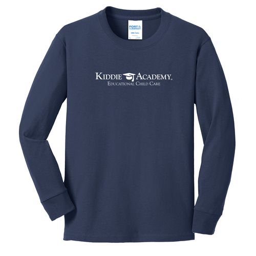 Billboard Youth Long Sleeve T-Shirt - White Imprint (KA-PC54YLS-BILB-W) image thumbnail