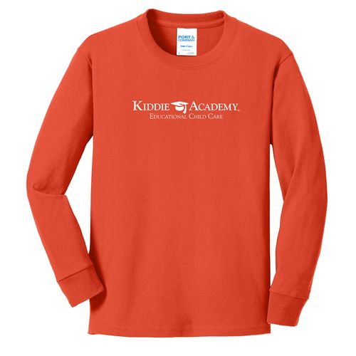 Billboard Youth Long Sleeve T-Shirt - White Imprint (KA-PC54YLS-BILB-W) image thumbnail