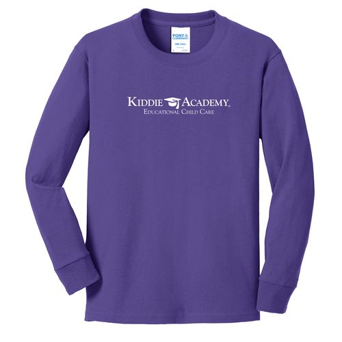 Billboard Youth Long Sleeve T-Shirt - White Imprint (KA-PC54YLS-BILB-W) image thumbnail