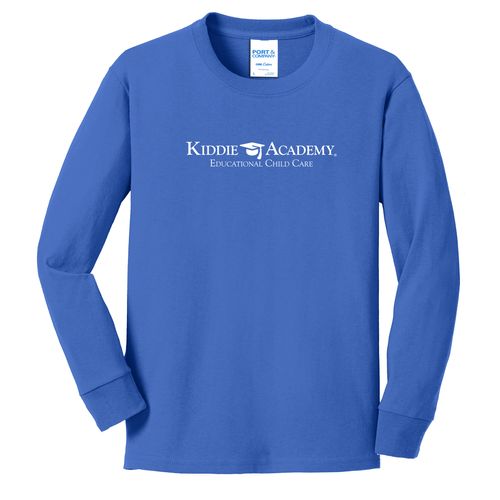 Billboard Youth Long Sleeve T-Shirt - White Imprint (KA-PC54YLS-BILB-W) image thumbnail