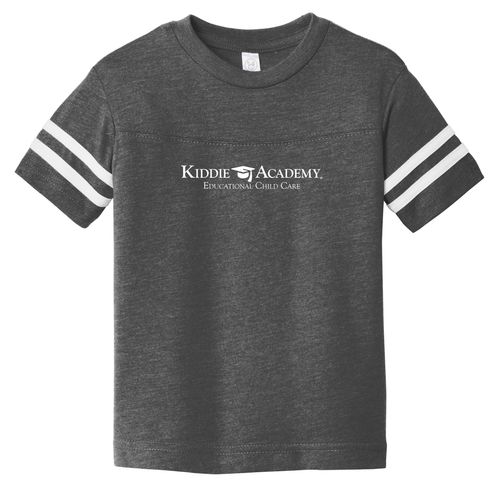 Toddler Football Fine Jersey Tee - White Imprint (KA-RS3037-W) image thumbnail