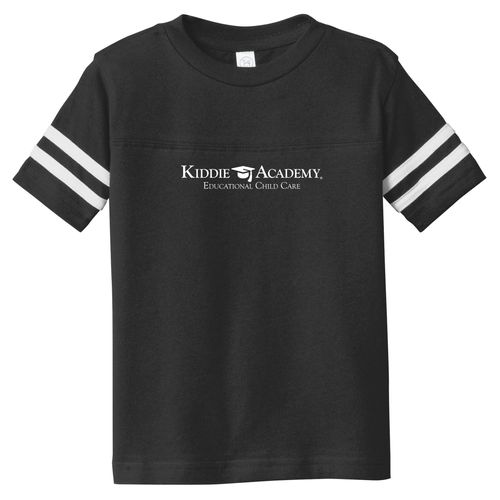 Toddler Football Fine Jersey Tee - White Imprint (KA-RS3037-W) image thumbnail