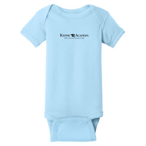 Infant Short Sleeve Baby Rib Bodysuit - Black Imprint (KA-RS4400-B) image thumbnail