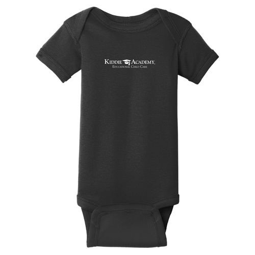 Infant Short Sleeve Baby Rib Bodysuit - White Imprint (KA-RS4400-W) image thumbnail