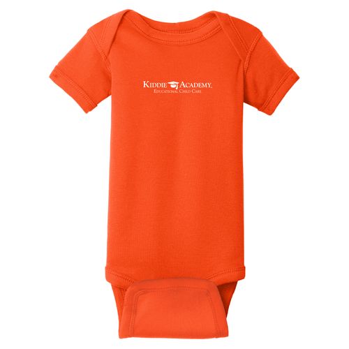 Infant Short Sleeve Baby Rib Bodysuit - White Imprint (KA-RS4400-W) image thumbnail