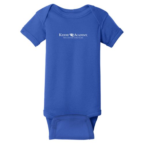 Infant Short Sleeve Baby Rib Bodysuit - White Imprint (KA-RS4400-W) image thumbnail