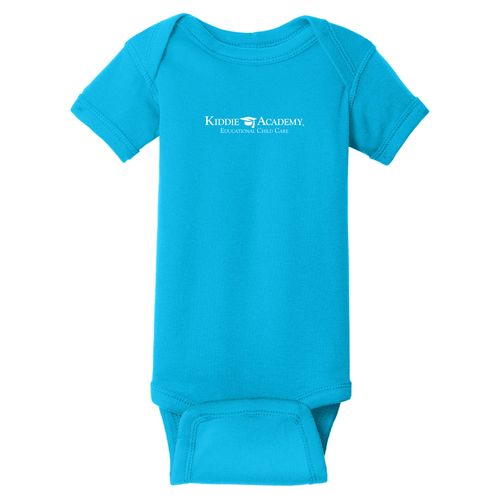 Infant Short Sleeve Baby Rib Bodysuit - White Imprint (KA-RS4400-W) image thumbnail