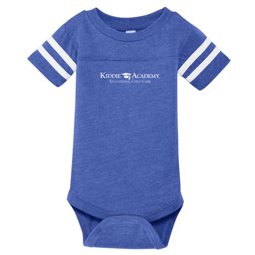 Infant Football Fine Jersey Bodysuit - White Imprint (KA-RS4437-W) image thumbnail