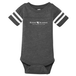 Image of Infant Football Fine Jersey Bodysuit - White Imprint (KA-RS4437-W)