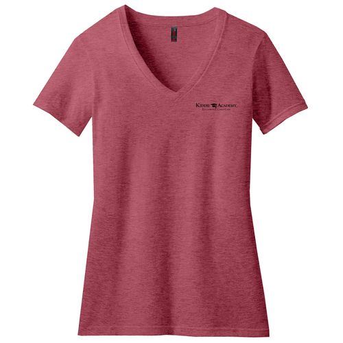District Women's Perfect Blend V-Neck Tee (KA-DM1190L) image thumbnail