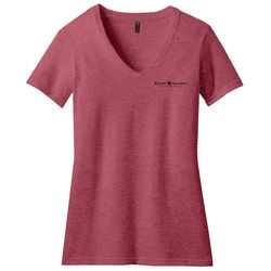 Image of District Women's Perfect Blend V-Neck Tee (KA-DM1190L)