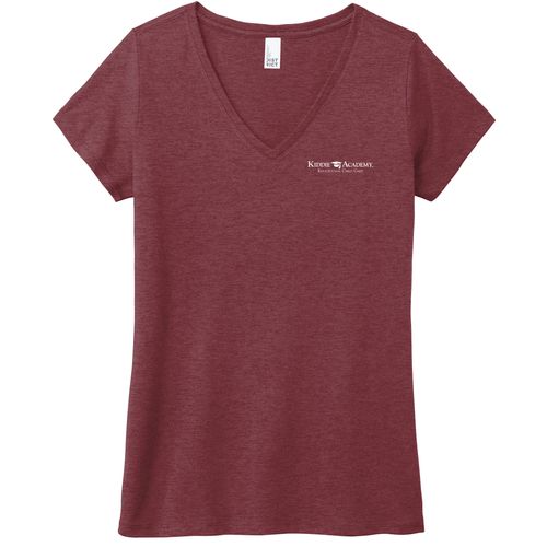 District Women's Perfect Tri V-Neck Tee (KA-DM1350L) image thumbnail