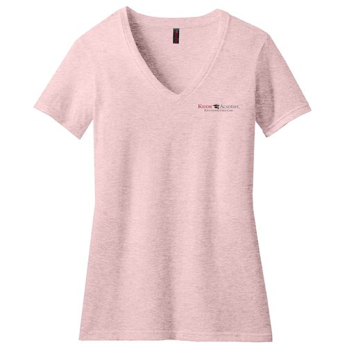 District Women's Perfect Blend V-Neck Tee (KA-DM1190L) image thumbnail