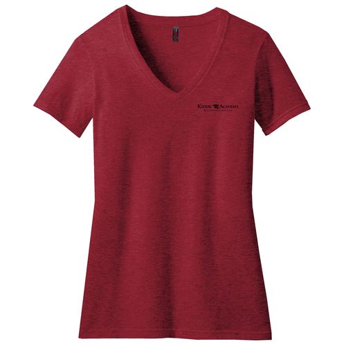 District Women's Perfect Blend V-Neck Tee (KA-DM1190L) image thumbnail