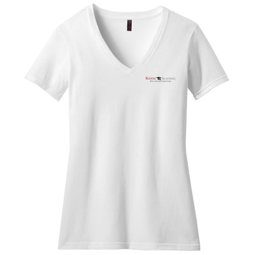 District Women's Perfect Blend V-Neck Tee (KA-DM1190L) image thumbnail