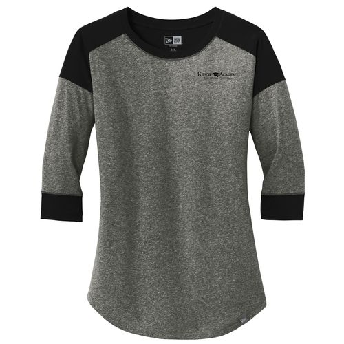 New Era Women's Heritage Blend 3/4-Sleeve Baseball Raglan Tee (KA-LNEA104) image thumbnail