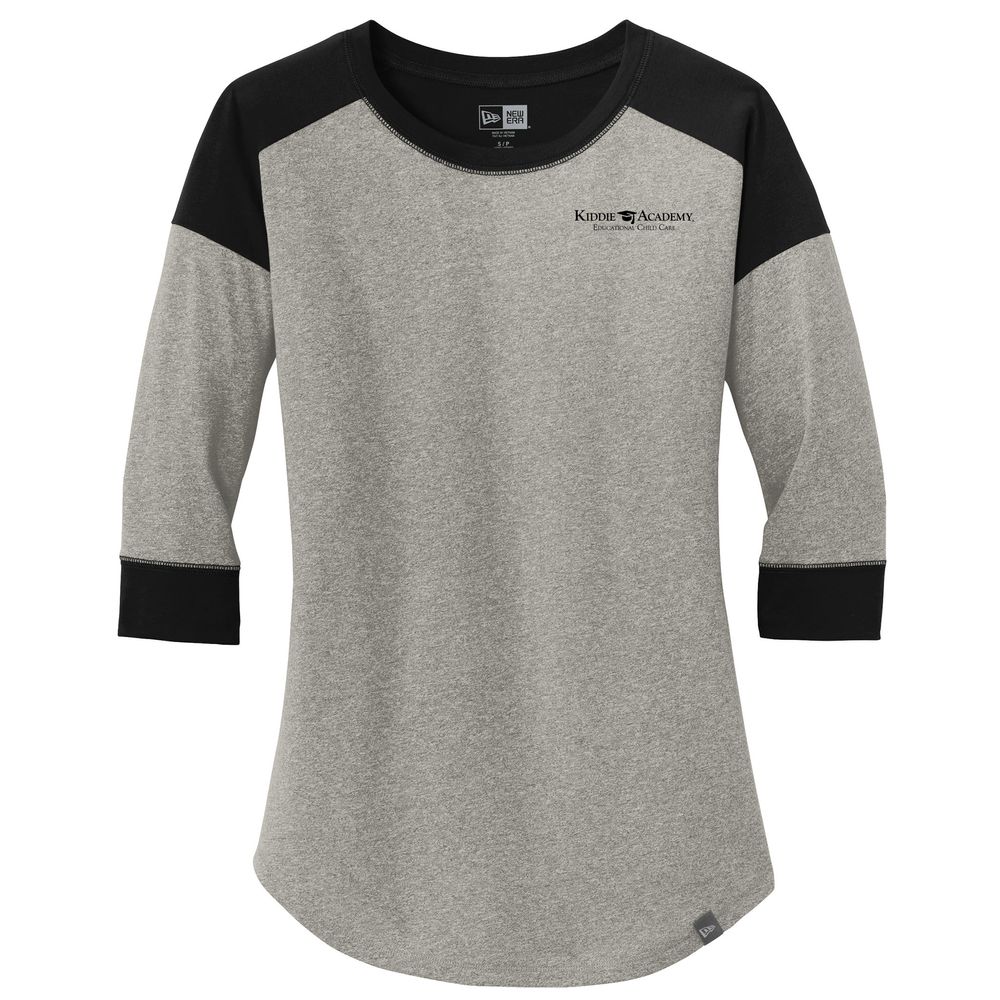 New Era Women's Heritage Blend 3/4-Sleeve Baseball Raglan Tee (KA-LNEA104) primary image