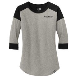 Image of New Era Women's Heritage Blend 3/4-Sleeve Baseball Raglan Tee (KA-LNEA104)