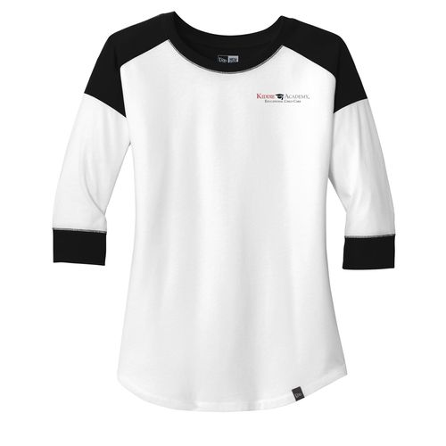 New Era Women's Heritage Blend 3/4-Sleeve Baseball Raglan Tee (KA-LNEA104) image thumbnail