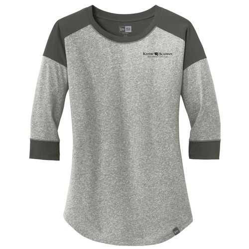 New Era Women's Heritage Blend 3/4-Sleeve Baseball Raglan Tee (KA-LNEA104) image thumbnail