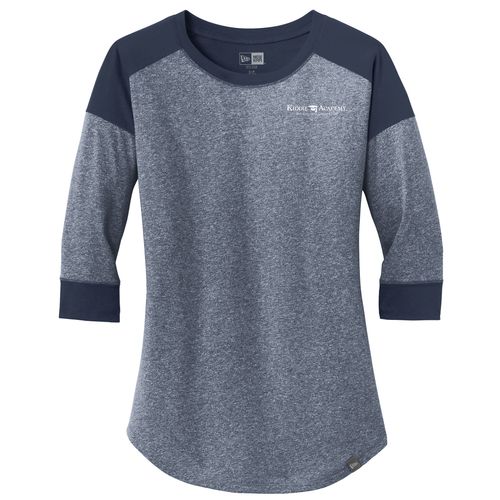 New Era Women's Heritage Blend 3/4-Sleeve Baseball Raglan Tee (KA-LNEA104) image thumbnail