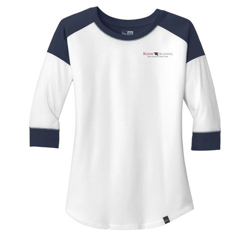 New Era Women's Heritage Blend 3/4-Sleeve Baseball Raglan Tee (KA-LNEA104) image thumbnail