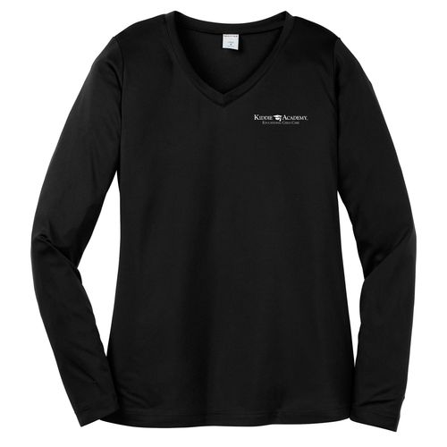 Sport-Tek Women's Long Sleeve PosiCharge Competitor V-Neck Tee (KA-LST353LS) image thumbnail