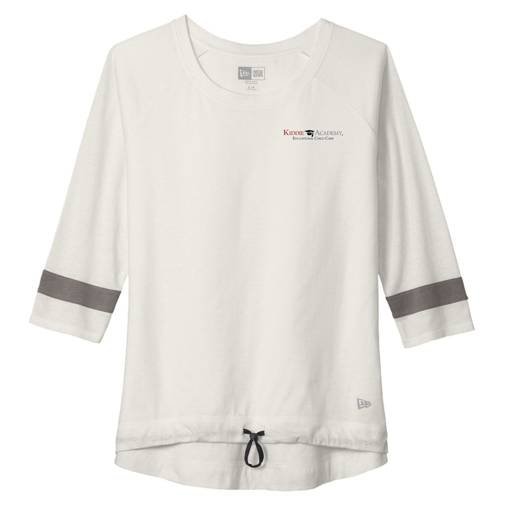 New Era Women's Tri-Blend 3/4-Sleeve Tee (KA-LNEA136) primary image