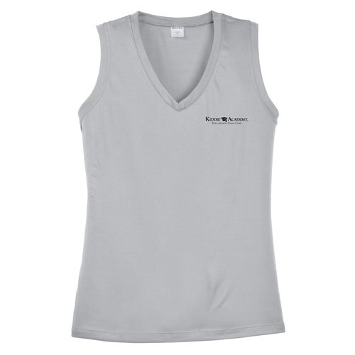 Sport-Tek Women's Sleeveless PosiCharge Competitor V-Neck Tee (KA-LST352) image thumbnail