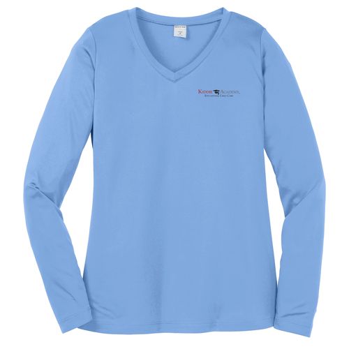 Sport-Tek Women's Long Sleeve PosiCharge Competitor V-Neck Tee (KA-LST353LS) image thumbnail