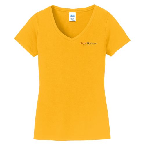 Port & Company Women's Fan Favorite V-Neck Tee (KA-LPC450V) image thumbnail