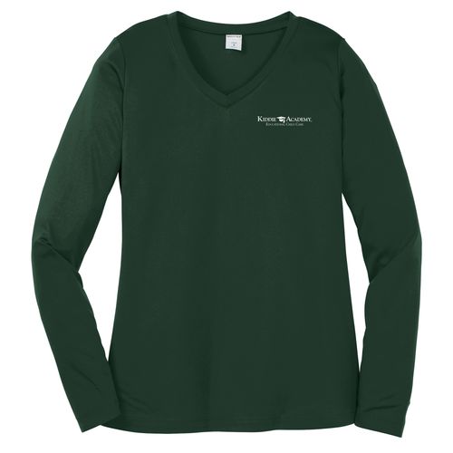 Sport-Tek Women's Long Sleeve PosiCharge Competitor V-Neck Tee (KA-LST353LS) image thumbnail